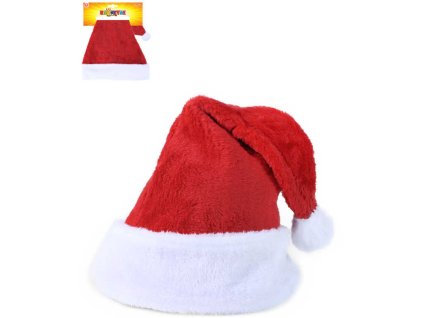 KARNEVAL Vánoční čepice 45cm plyšová *KARNEVALOVÝ DOPLNĚK*