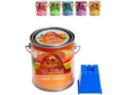 EP Line Ultra písek magický 120g set s formičkou 6 barev v plechovce