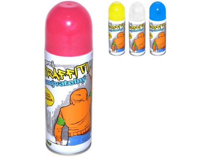 Křídy dětské tekuté smývatelné ve spreji 250ml graffiti spray 4 barvy