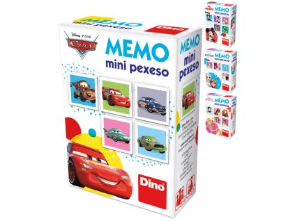 DINO HRA Pexeso Disney III. mini 12 dvojic 4 druhy *SPOLEČENSKÉ HRY*