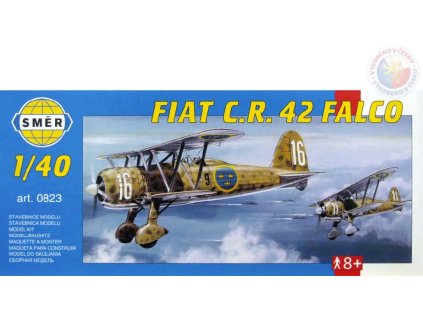 SMĚR Model letadlo Fiat CR 42  1:40 (stavebnice letadla)