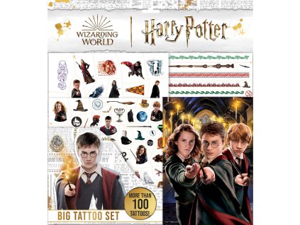 JIRI MODELS Velký set sešit s tetováním Harry Potter