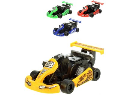 Auto motokára Turbo Racers driftovací 9cm 4 barvy plast