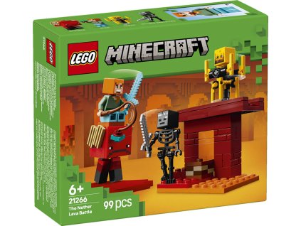 LEGO MINECRAFT Lávová bitva v Netheru 21266 STAVEBNICE
