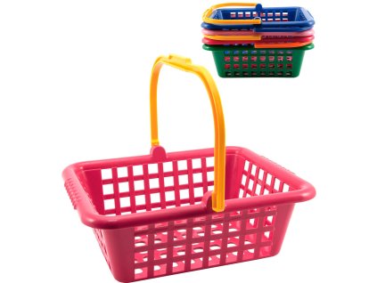 LORI 232 Košík nákupní dětský 30x11x27cm plastový 4 barvy