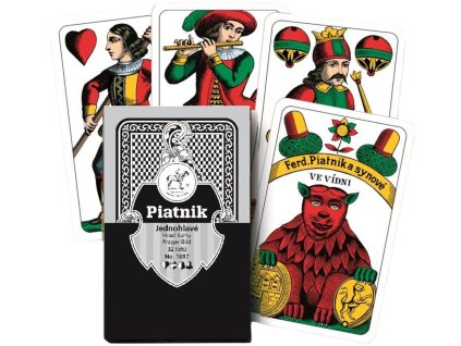 PIATNIK Hra Karty Mariáš 32 listů jednohlavý *SPOLEČENSKÉ HRY*
