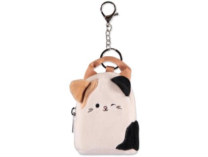 PLYŠ Squishmallows mikrobatůžek Kocour Cam přívěsek na klíče