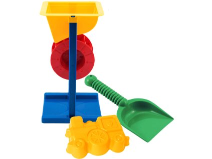 LORI 229 Mlýnek lopatka bábovička plastová sada na písek