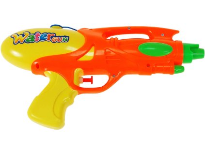 Pistole vodní stříkací 26cm se zásobníkem na vodu plastová 3 barvy