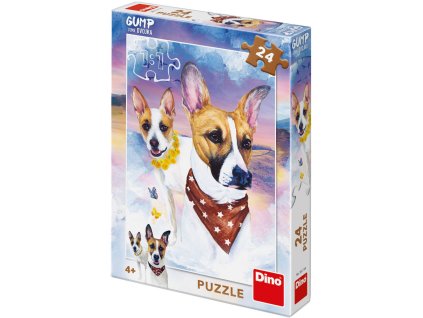 DINO Puzzle Gump Jsme dvojka 24 dílků 18x26 skládačka