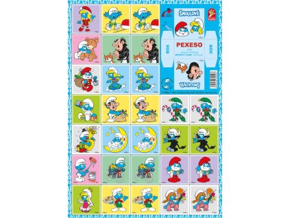 AKIM Hra Pexeso Šmoulové *SPOLEČENSKÉ HRY*