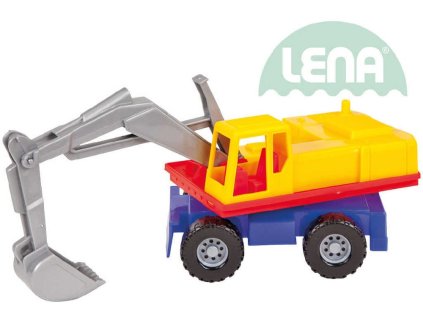 LENA Auto funkční bagr plastový 27cm