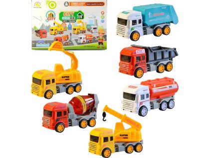 Auto pracovní a stavební různé druhy 12cm plast