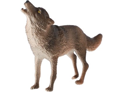 Vlk obecný 10cm zvířátko plastová figurka Zooted v sáčku