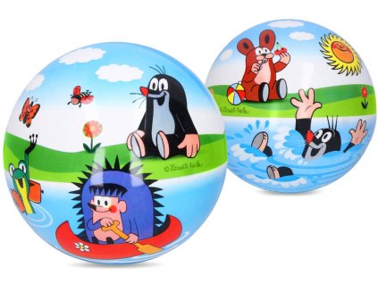 KRTEK Míč Krteček 12cm nafouknutý gumový balón s potiskem