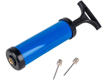 ACRA Pumpička ruční 17cm set s jehlou modrá