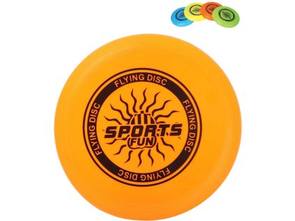Házecí disk frisbee 23cm talíř létající plastový 4 barvy