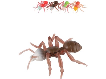 Mravenec zvířátko antistresové strečové pevné tělo plast/silikon 4 barvy