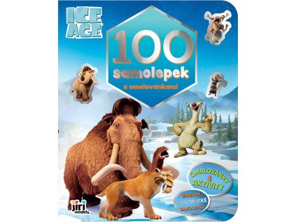 JIRI MODELS 100 samolepek s omalovánkami Doba ledová