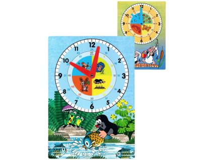 AKIM Hodiny papírové výukové školní A4 různé motivy