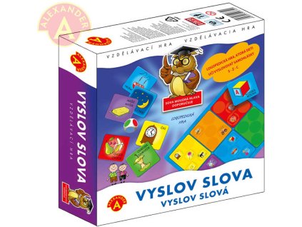 ALEXANDER Hra Vyslov slova didaktická logopedická *SPOLEČENSKÉ HRY*