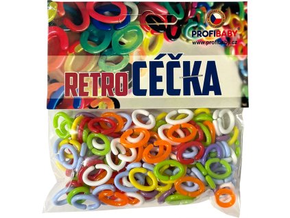 PROFIBABY Céčka retro barevná set 150ks mix barev v sáčku