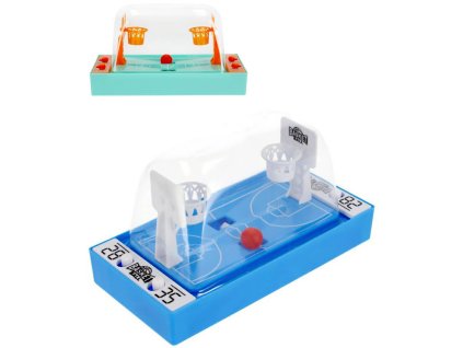 MEGA CREATIVE Hra mini Basketbal stolní plast 2 barvy