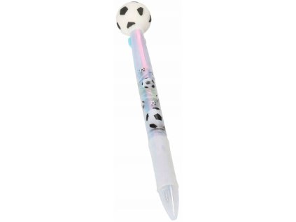 Pero kuličkové vícebarevné dětská tříbarevná propiska fotbal