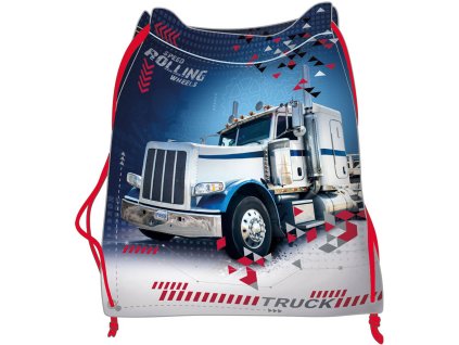 Sáček školní na přezůvky Truck stahovací pytel na záda Tahač