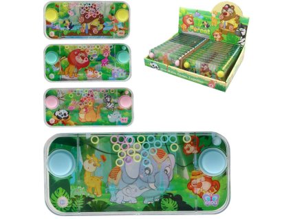 Hra vodní navlékání kroužků na hroty zvířátka 4 druhy