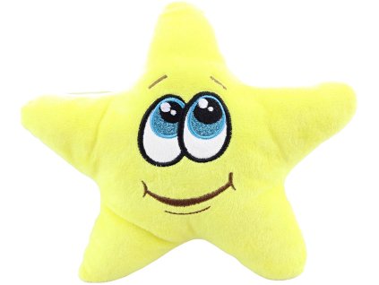 PLYŠ Hvězdička baby 22cm veselá s obličejem *PLYŠOVÉ HRAČKY*