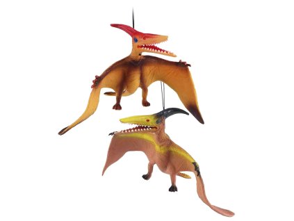 Zvířátko pravěké pterodaktyl 30cm na gumičce na zavěšení 2 druhy