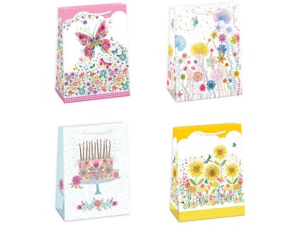 Taška dárková mix II. 29x38cm papírová 4 druhy