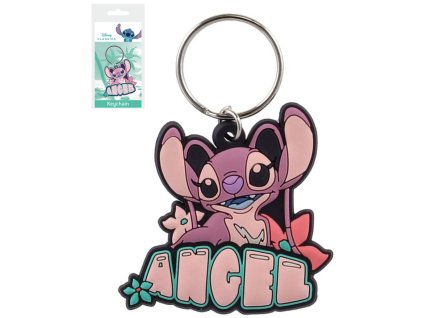 Klíčenka dětská gumová Angel (Lilo a Stitch) přívěsek na klíče