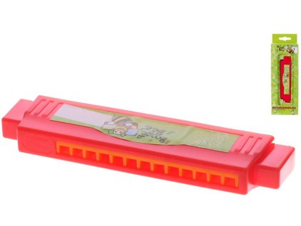 Harmonika dětská foukací 12 tónová *HUDEBNÍ NÁSTROJE*