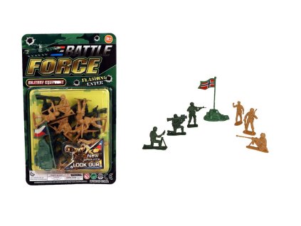 Sada vojáků na kartě   set 21ks vojáčků