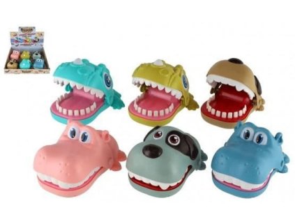 Hra postřehová, zábavná Uhniprst - zvířátko se zuby