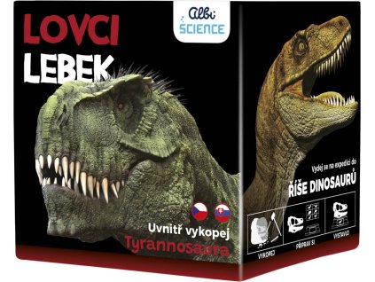 ALBI Science Lovci lebek Tyrannosaurus vykopej a vystav si lebku dinosaura