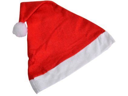 KARNEVAL Čepice vánoční Santa s bambulí *KARNEVALOVÝ DOPLNĚK*