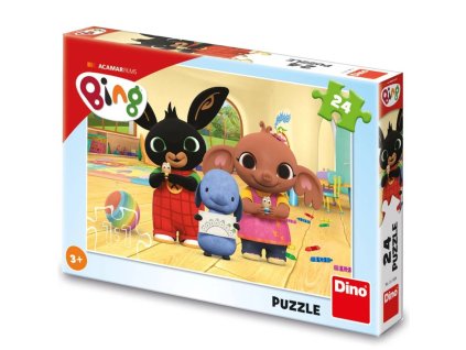 DINO Puzzle 24 dílků dětské Bing maluje