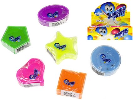 Hmota skákací hopík v krabičce 6 druhů