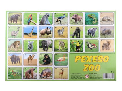 Pexeso Zoo fotografie