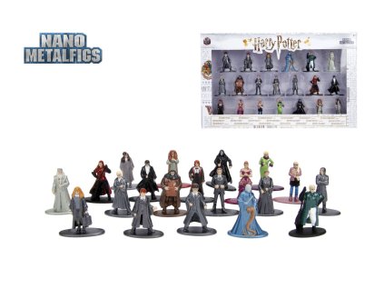 Harry Potter Kovové zberateľské nanofigúrky 20 ks