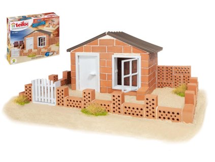 Stavebnice Teifoc Domek Andres 130ks v krabici 35x29x8cm