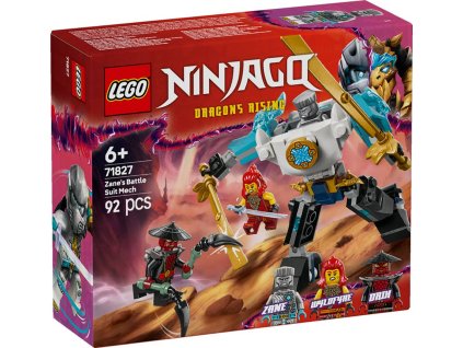 LEGO NINJAGO Zaneův bojový robotický oblek 71827 STAVEBNICE