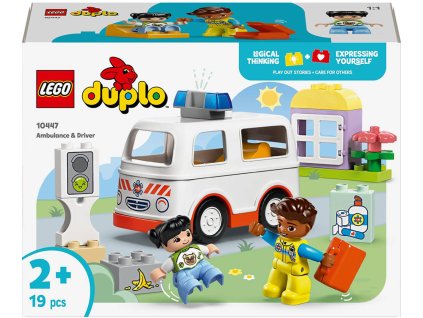 LEGO DUPLO Auto sanitka a řidič 10447 STAVEBNICE