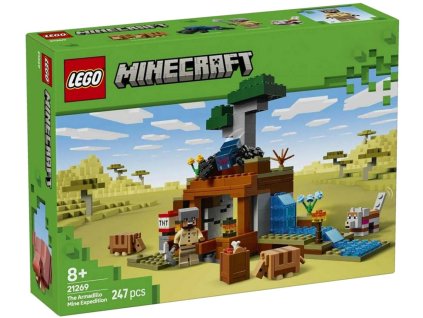 LEGO MINECRAFT Výprava do dolu a pásovec 21269 STAVEBNICE