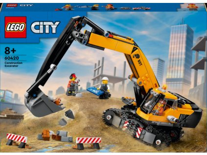 LEGO CITY 60420 Žlutý bagr