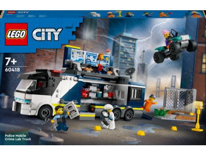 LEGO CITY 60418 Mobilní kriminalistická laboratoř
