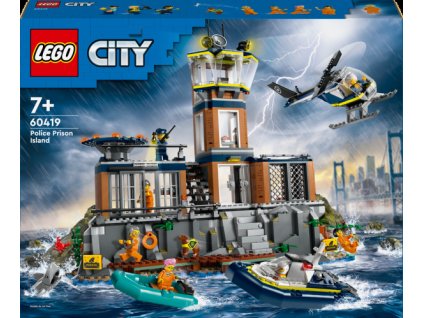 LEGO CITY 60419 Policie a vězení na ostrově